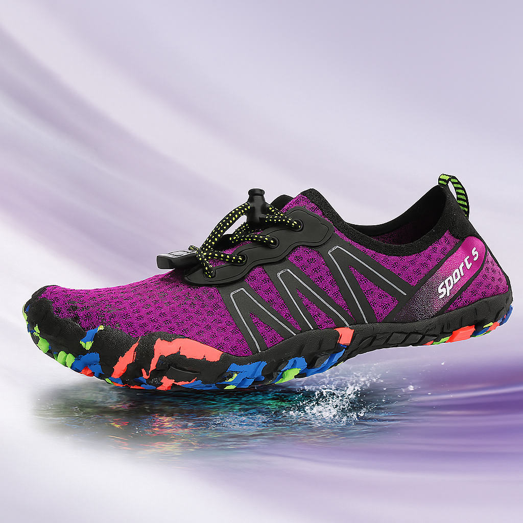 AquaStride™ – Quick-Dry Barefoot Water Shoes