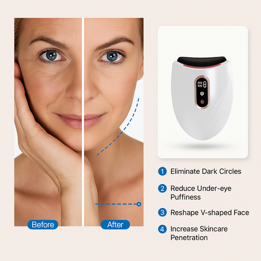 GlowSculpt™ Electric Face Massager & Gua Sha Scraper
