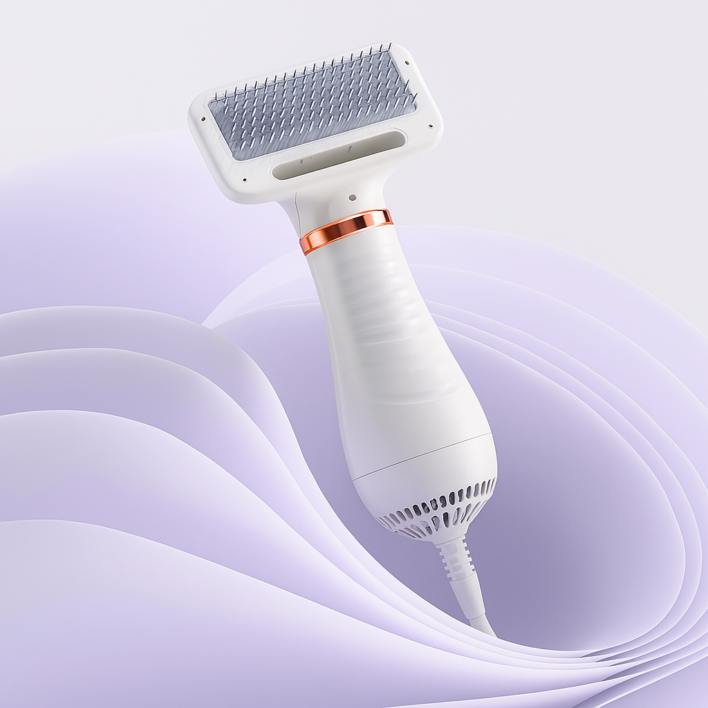 FluffPro™ - Pet Grooming Dryer Comb