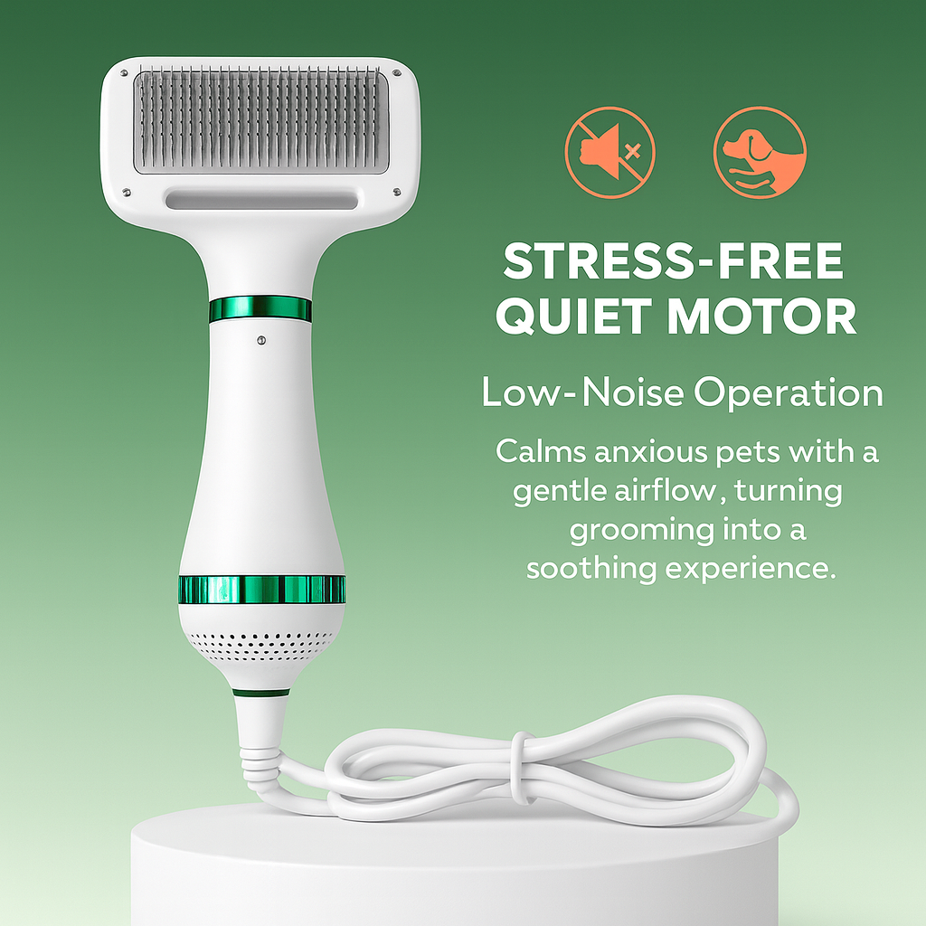 FluffPro™ - Pet Grooming Dryer Comb