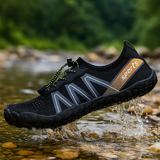 AquaStride™ – Quick-Dry Barefoot Water Shoes