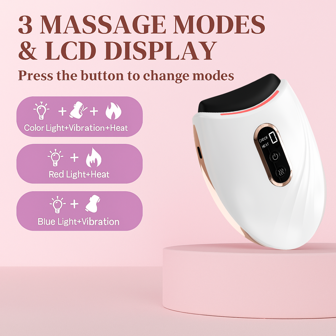 GlowSculpt™ Electric Face Massager & Gua Sha Scraper